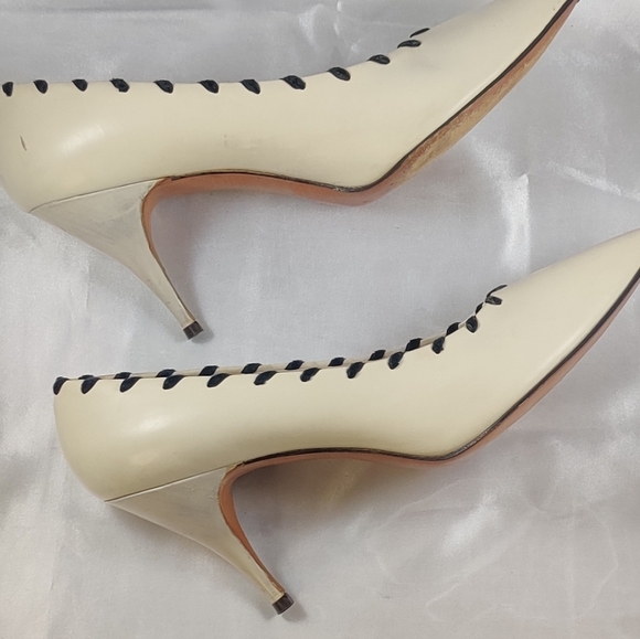 Vintage Herbert Levine Custom Cream Soft leather - Picture 2 of 4